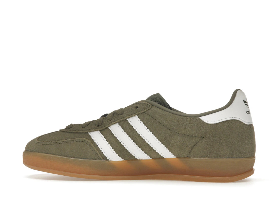 adidas Gazelle Indoor Olive Strata Cloud White Gum