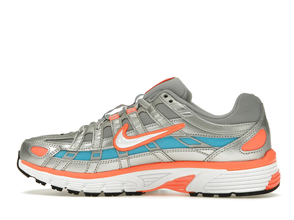 Nike P-6000 Metallic Silver Crimson Blue Fury