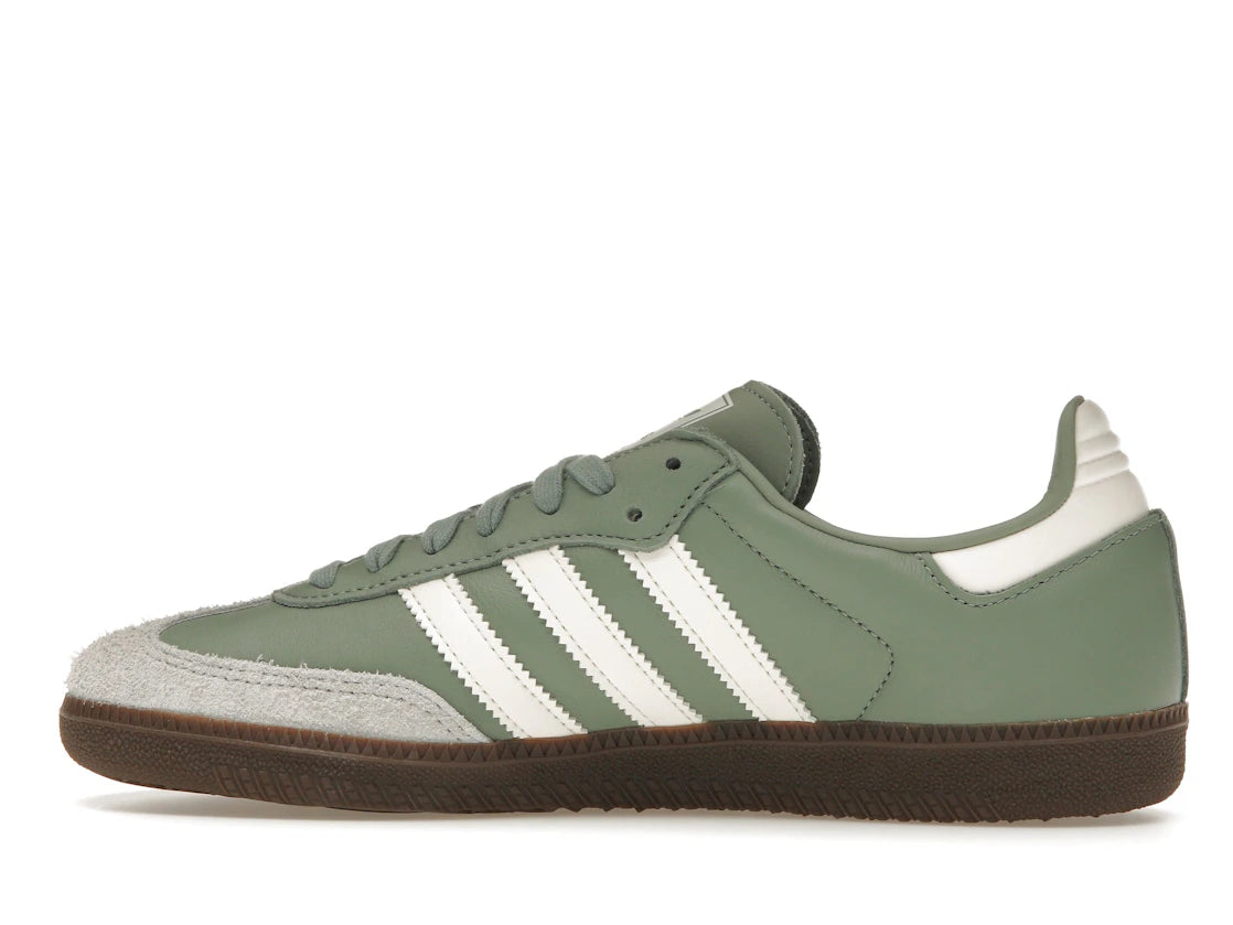 adidas Samba OG Silver Green Chalk White