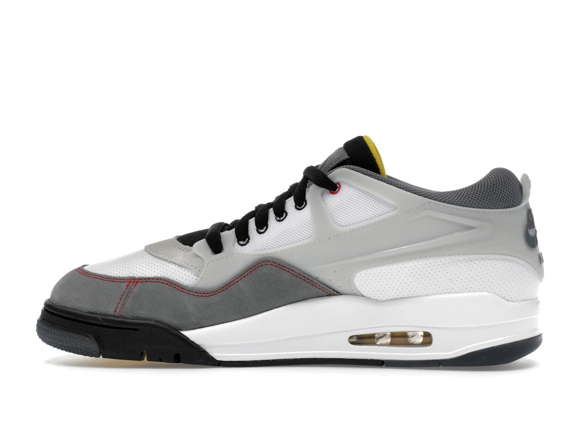 Jordan 4 RM Premium White Black Smoke Grey Fire Red
