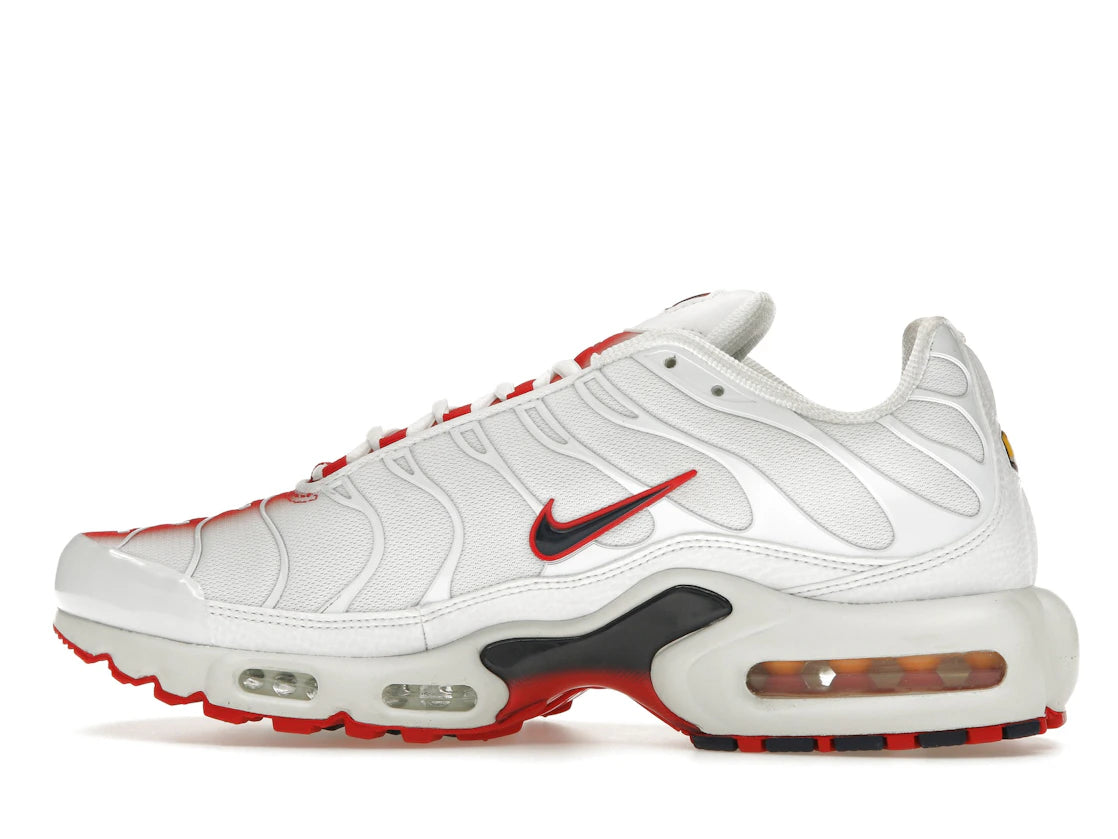 Nike Air Max Plus White University Red