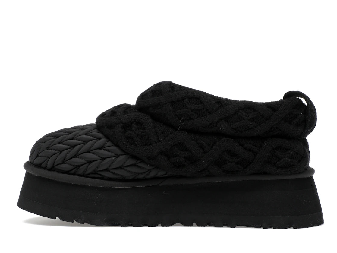 UGG Tazz Villa Knit Slipper Black