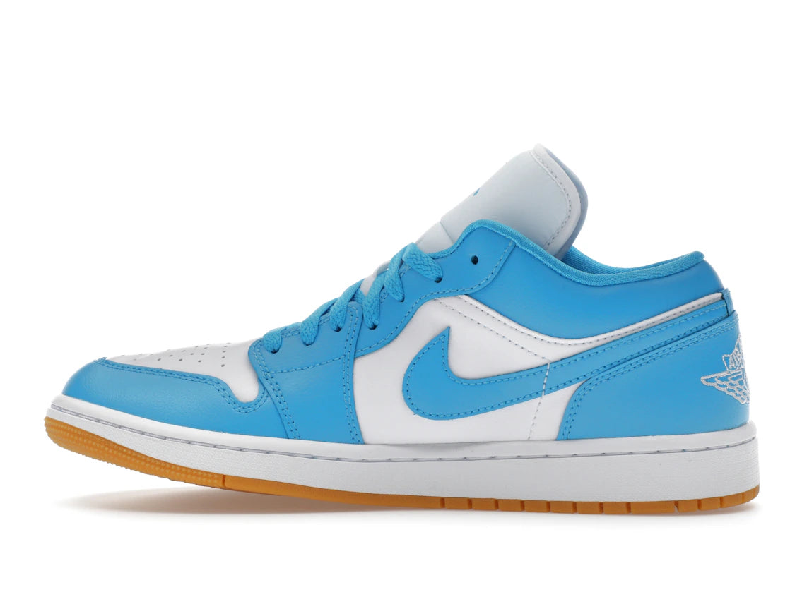 Jordan 1 Low White Gum Light Brown Dark Powder Blue