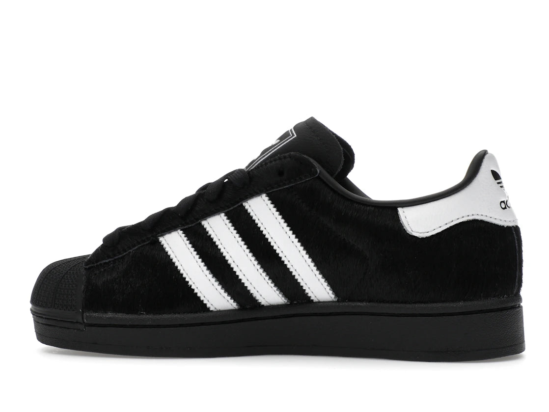 adidas Superstar II Black Ponyhair