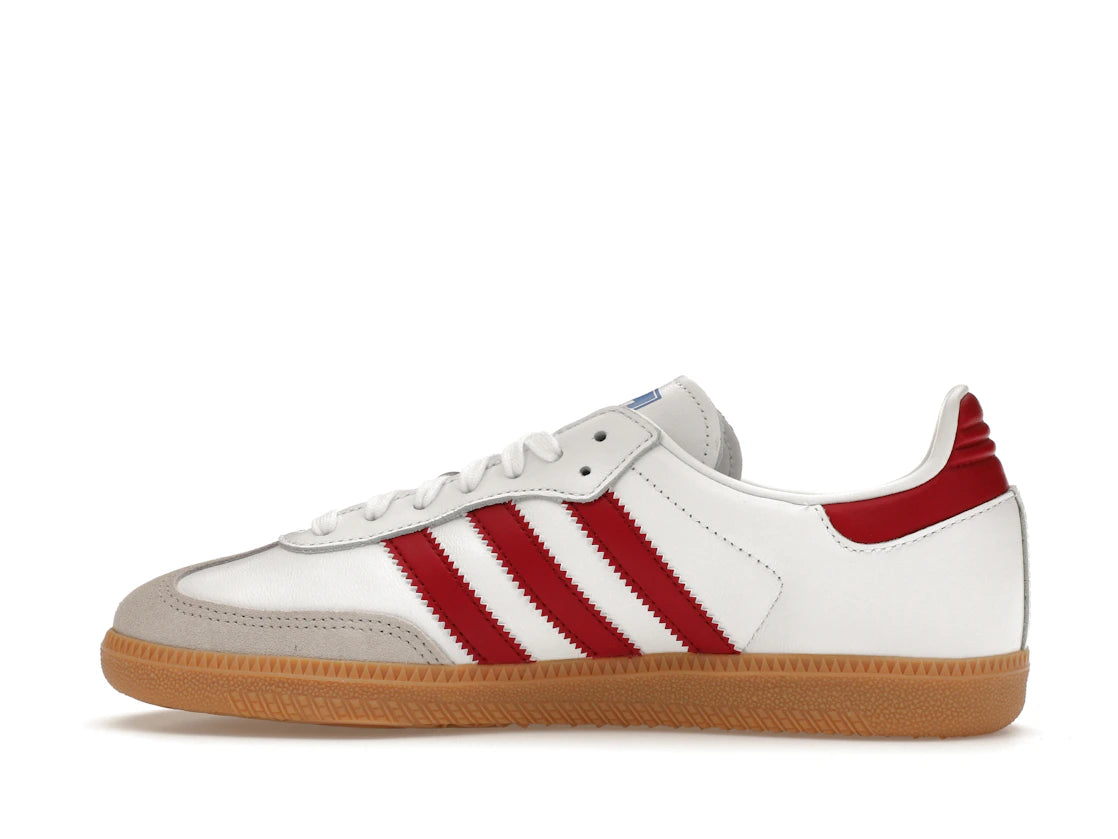 adidas Samba OG White Burgundy Gum