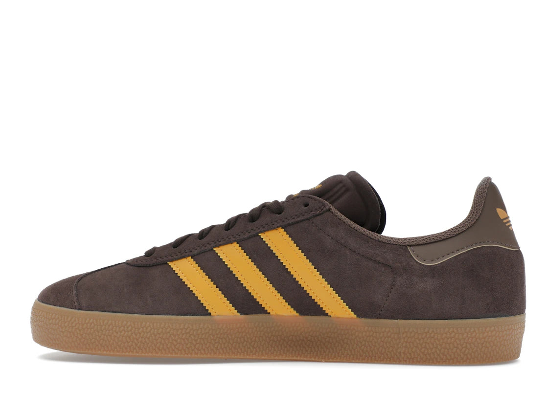 adidas Gazelle ADV Dark Brown Preloved Yellow