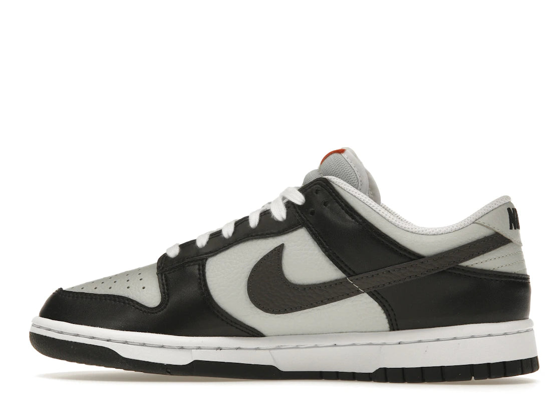 Nike Dunk Low Black Total Orange Mini Swoosh