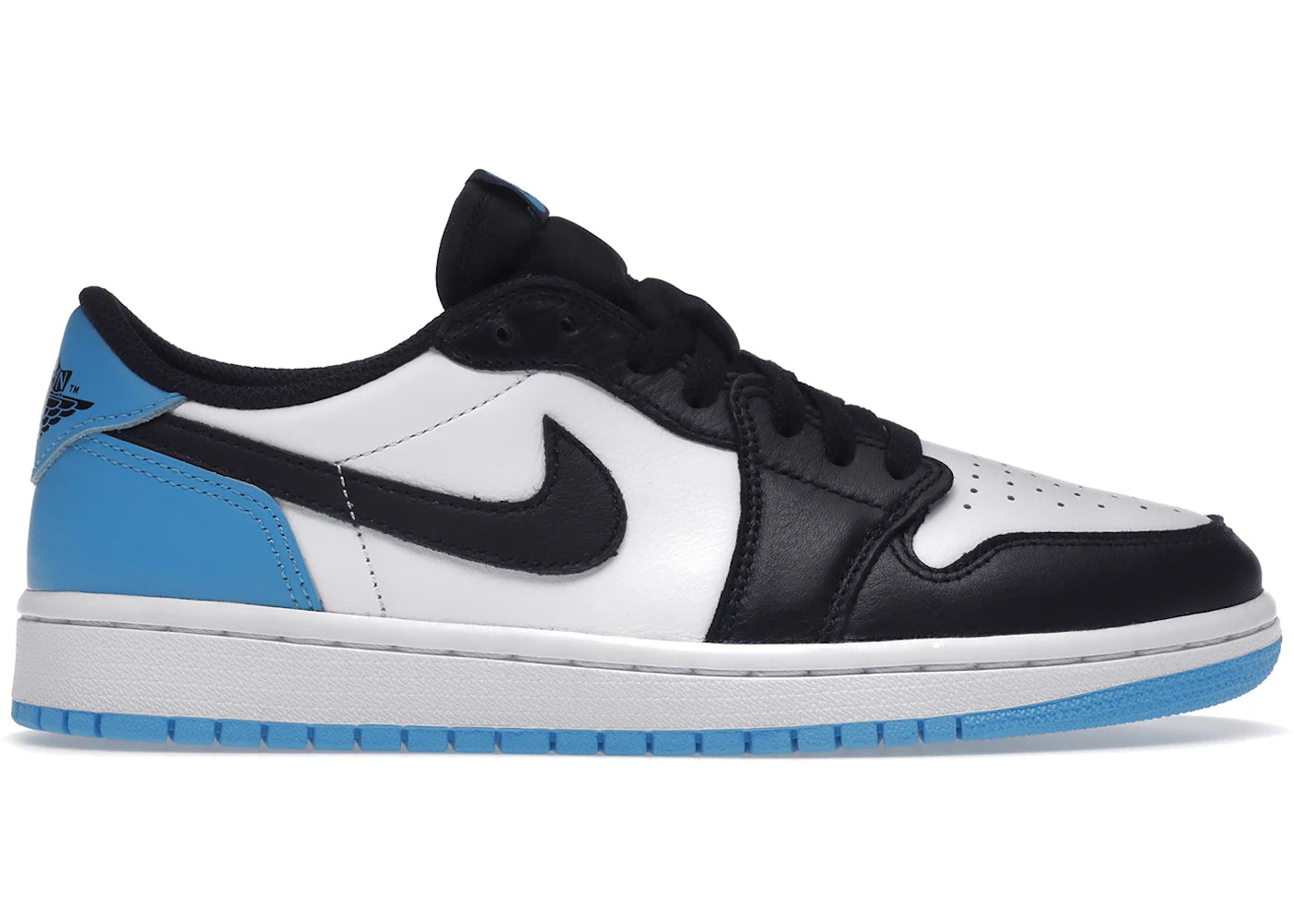 Jordan 1 Retro Low OG Black Dark Powder Blue