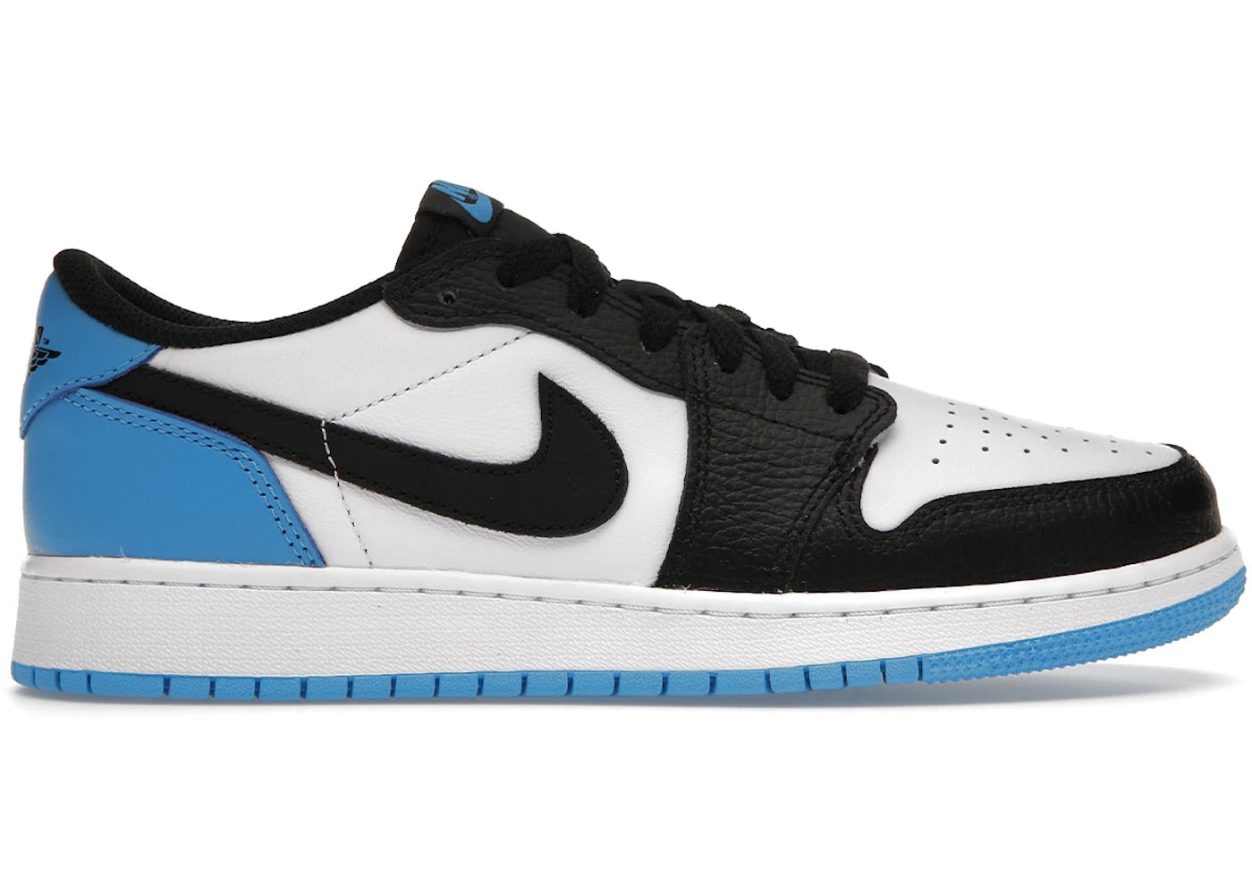 Jordan 1 Retro Low OG Black Dark Powder Blue