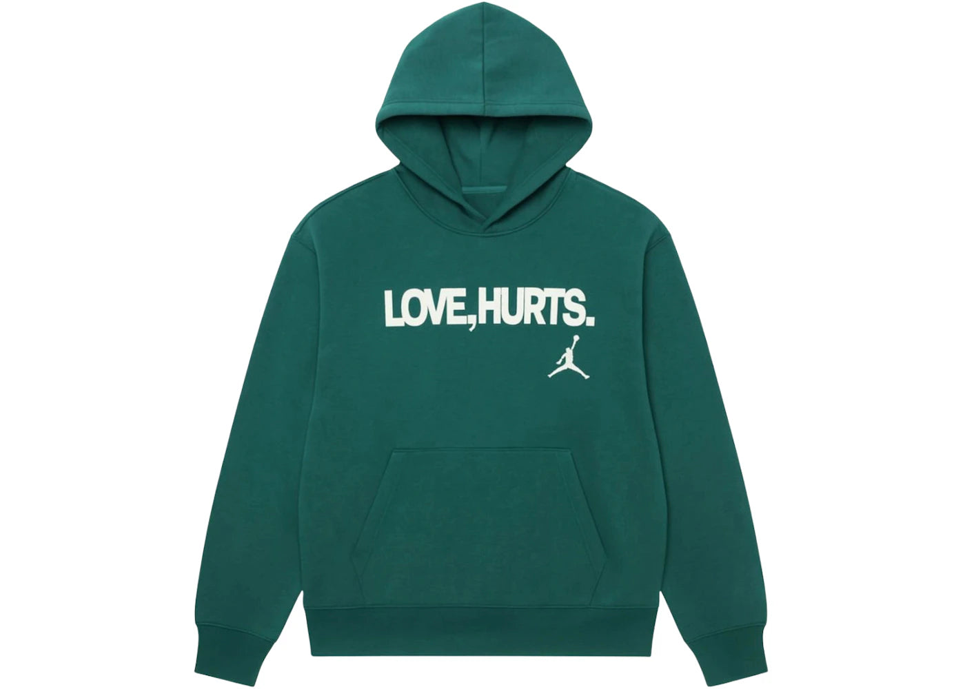 Jordan Jalen Hurts Love Hurts Pullover Fleece Hoodie Sport Teal