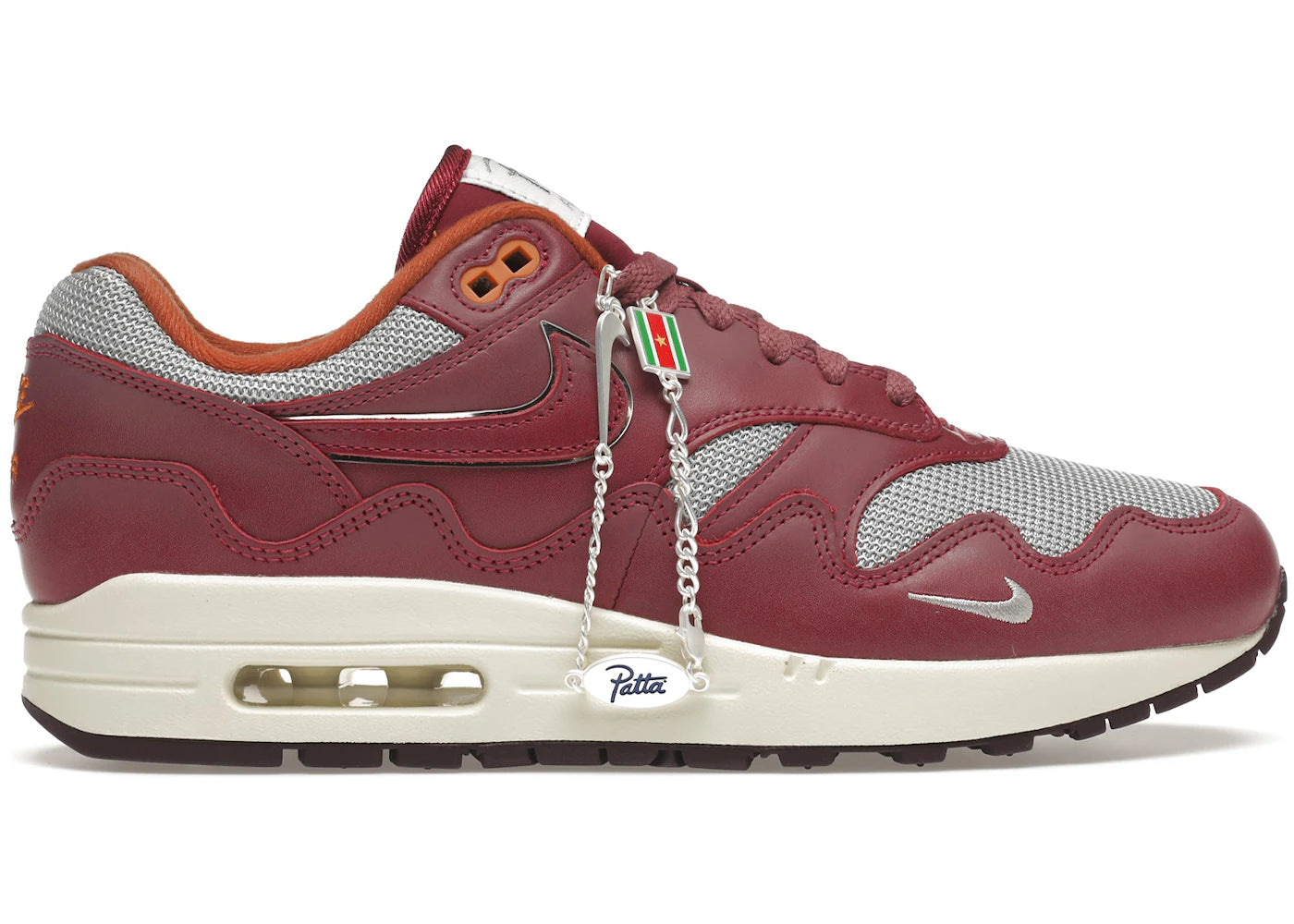 Nike Air Max 1 Patta Waves Rush Maroon