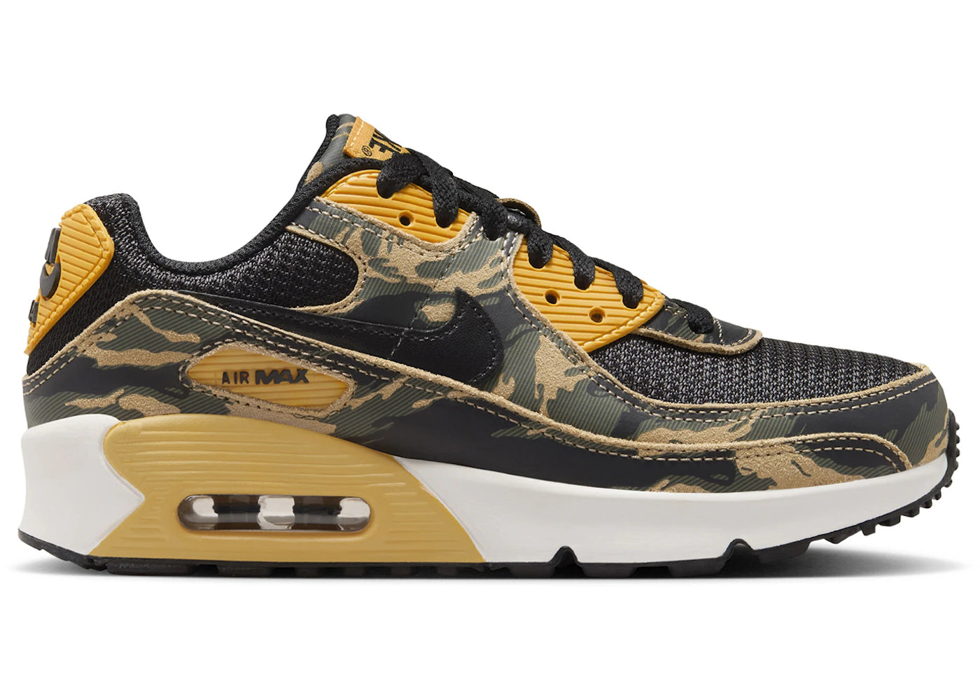 Nike Air Max 90 Black University Gold Camo