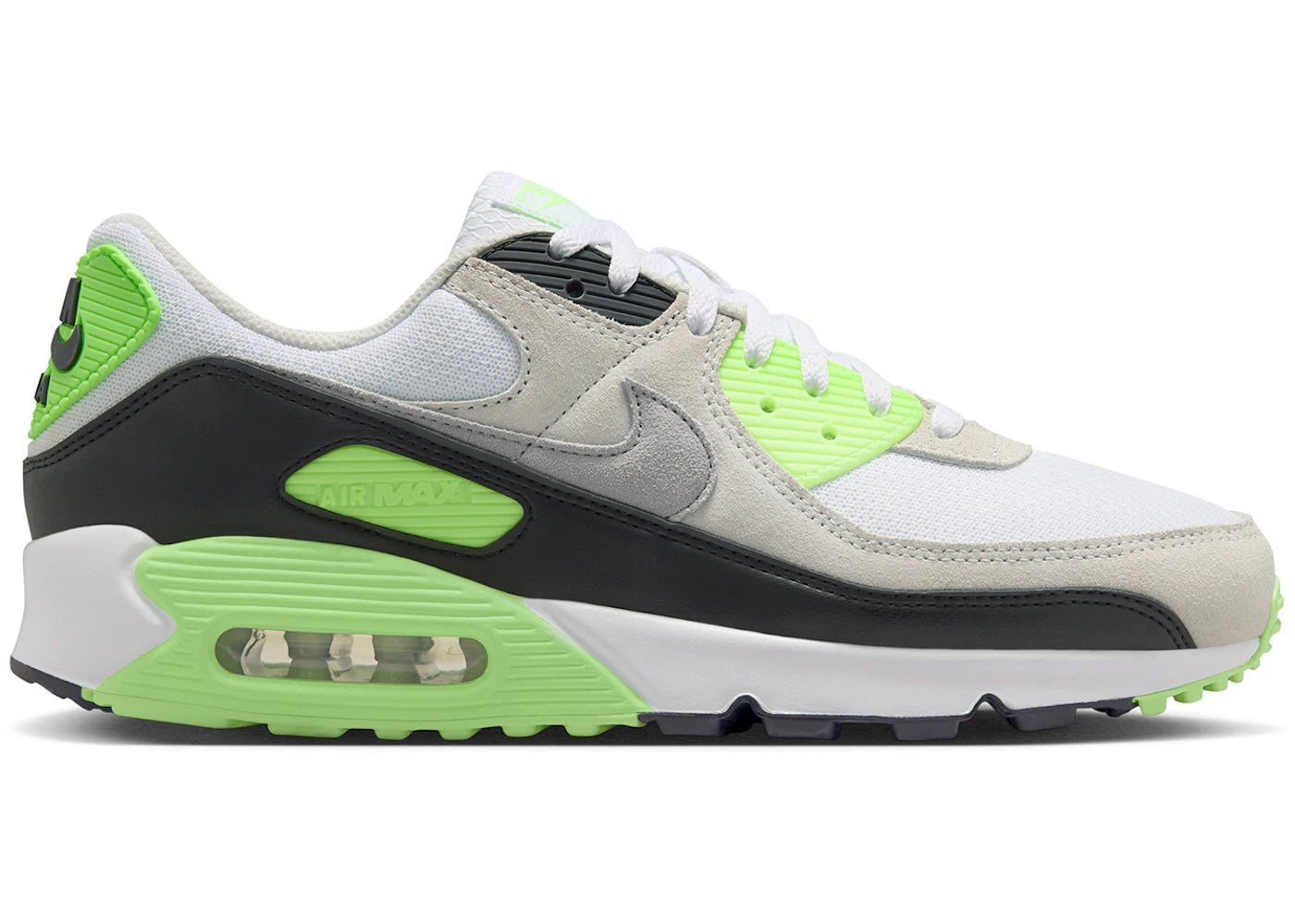 Nike Air Max 90 White Light Bone Neutral Olive Cave Stone