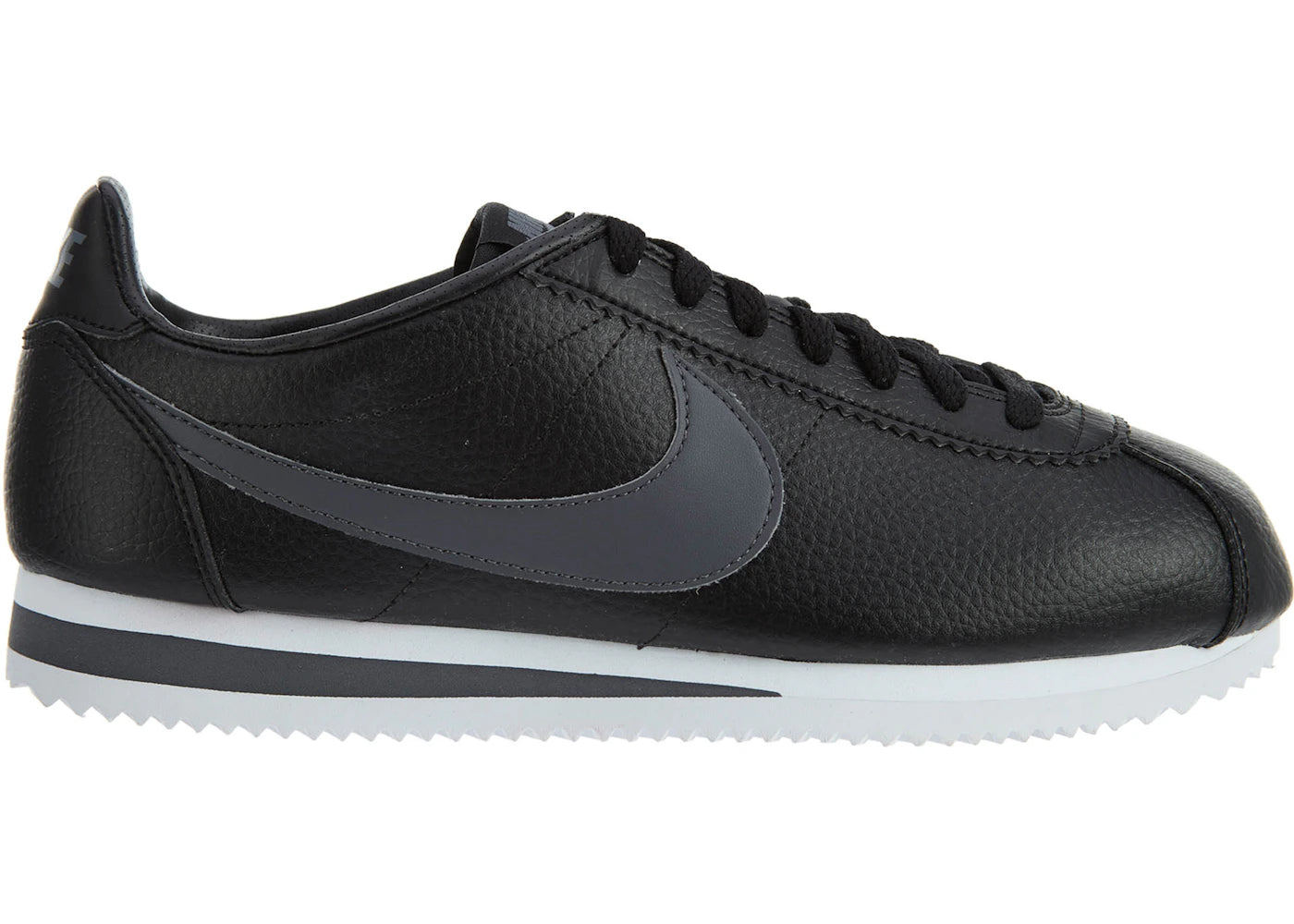 Nike Classic Cortez Leather Black/Dark Grey-White