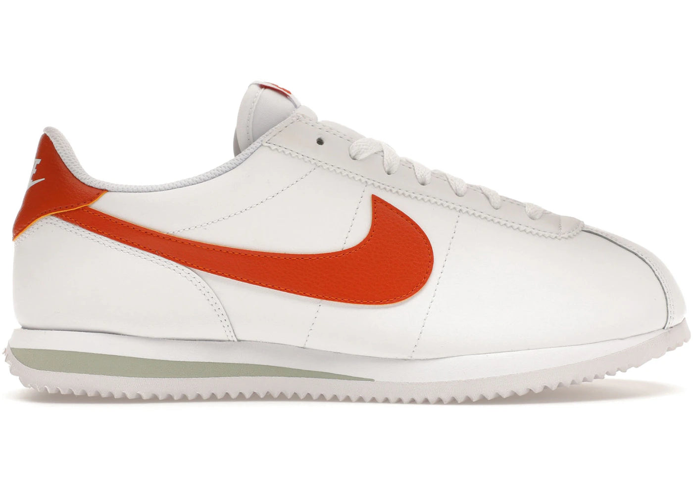 Nike Cortez White Campfire Orange