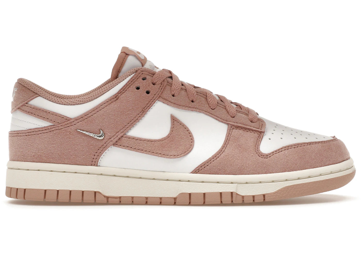 Nike Dunk Low Rose Whisper Gold Mini Swoosh