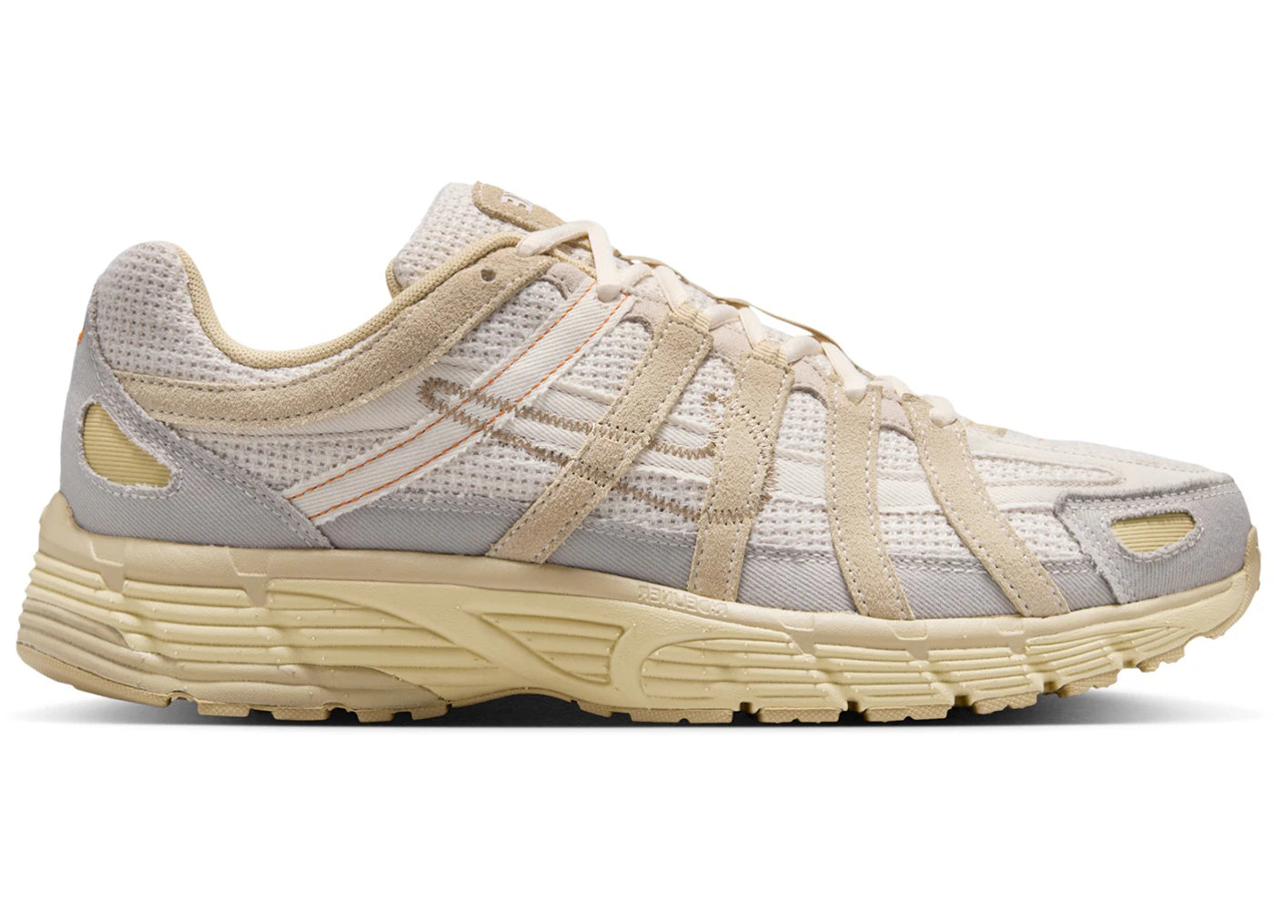 Nike P-6000 College Grey Khaki Safety Orange