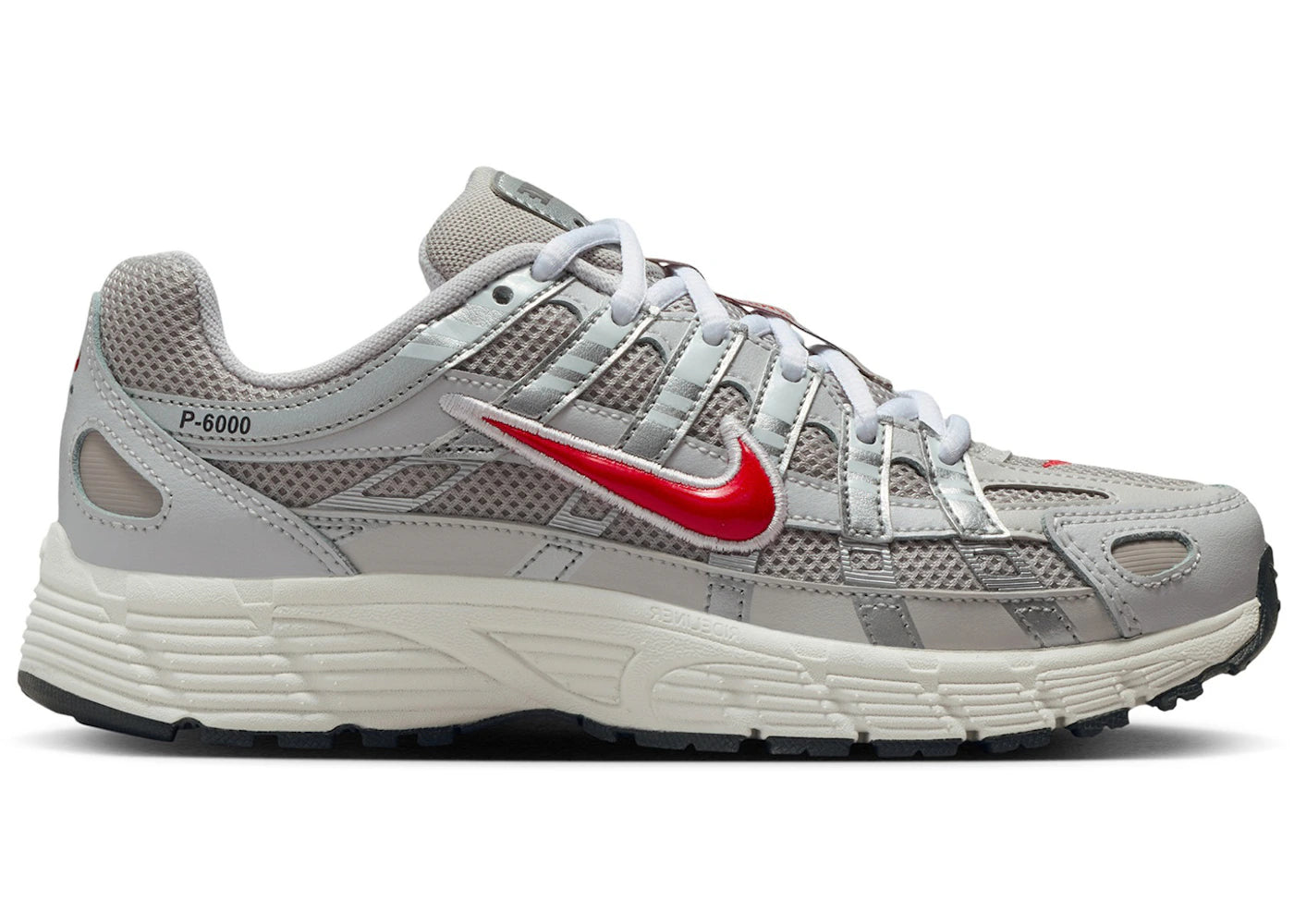 Nike P-6000 College Grey Phantom Fire Red