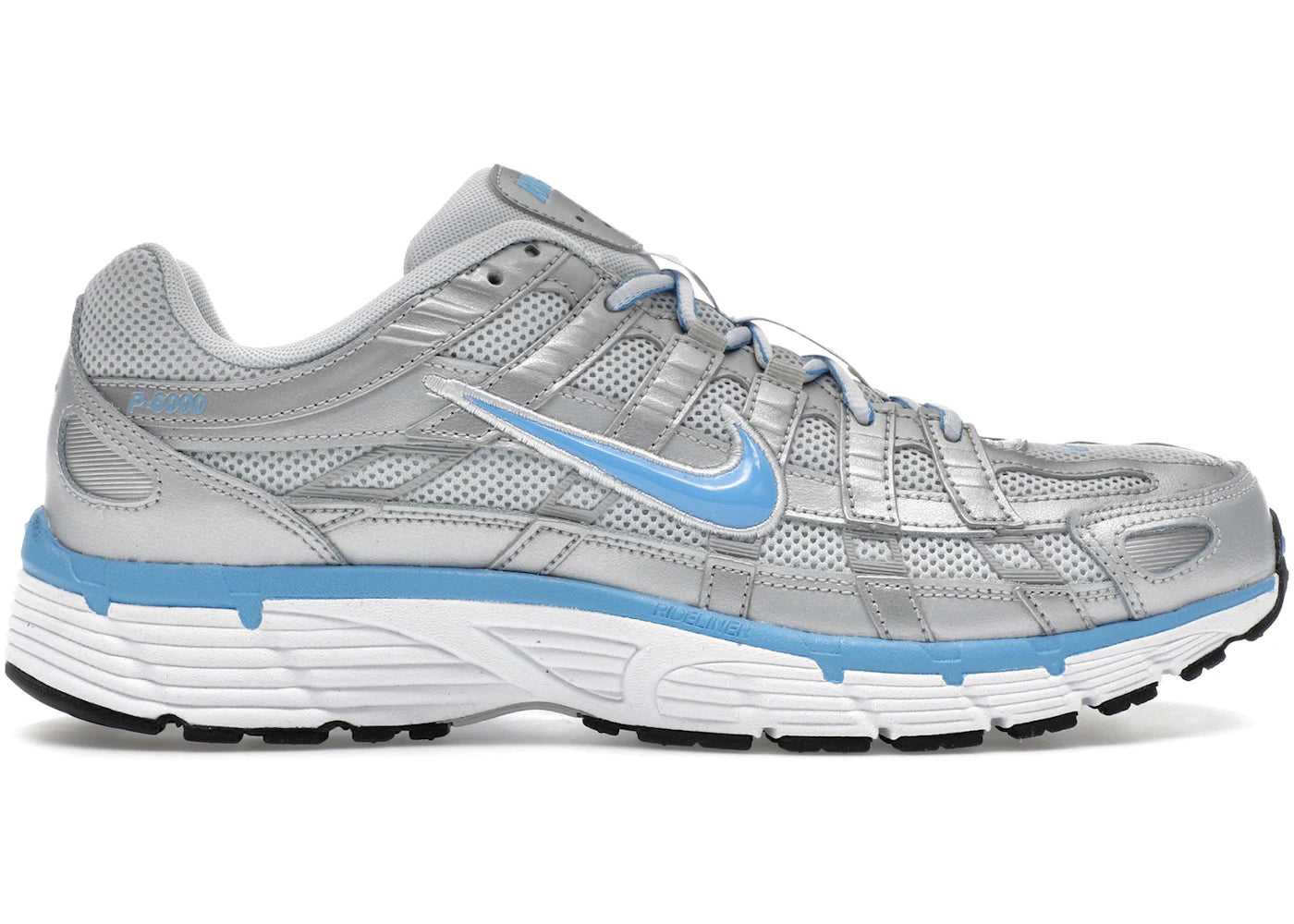 Nike P-6000 Metallic Platinum Pure Platinum Metallic Silver University Blue