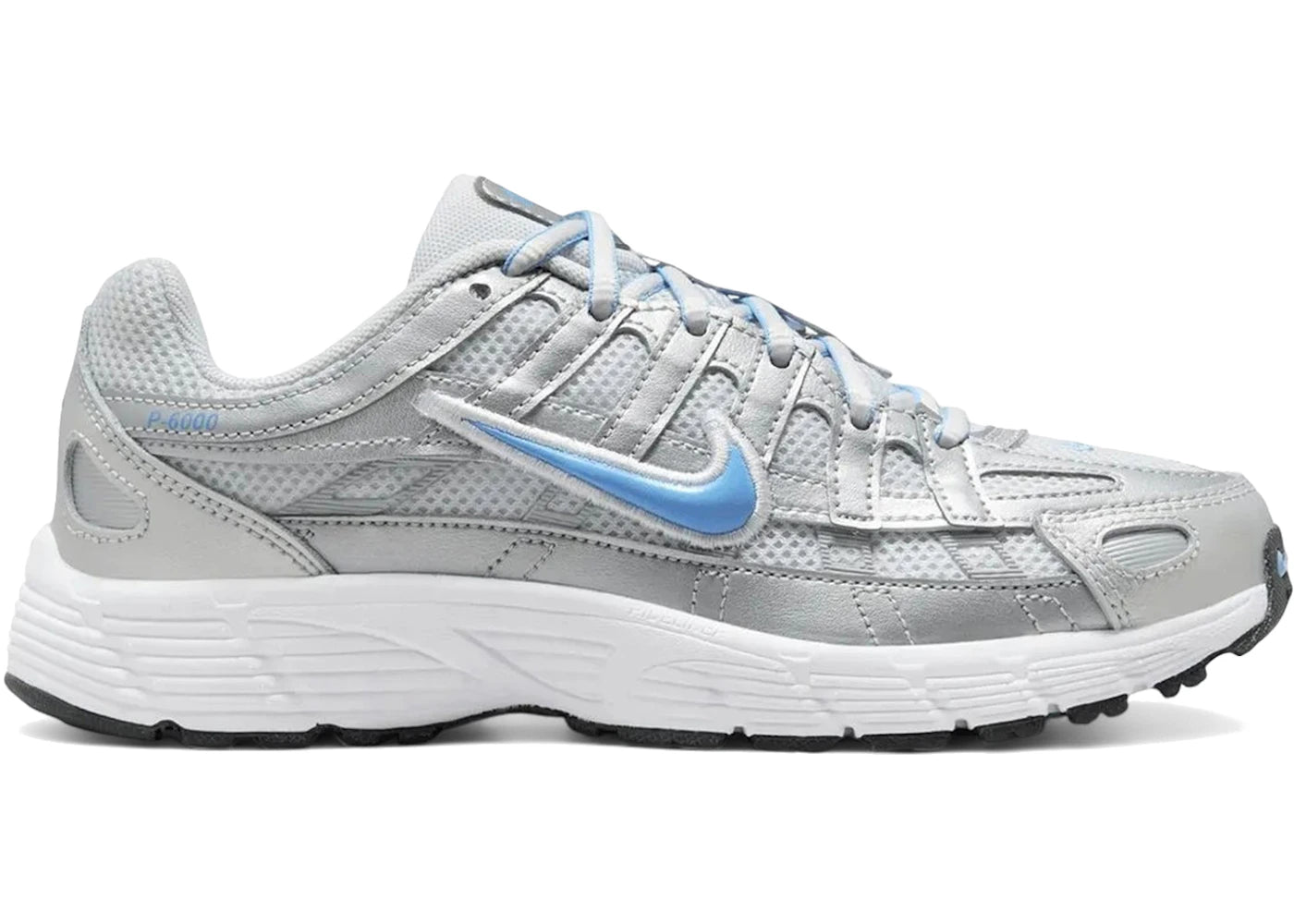 Nike P-6000 Metallic Platinum University Blue