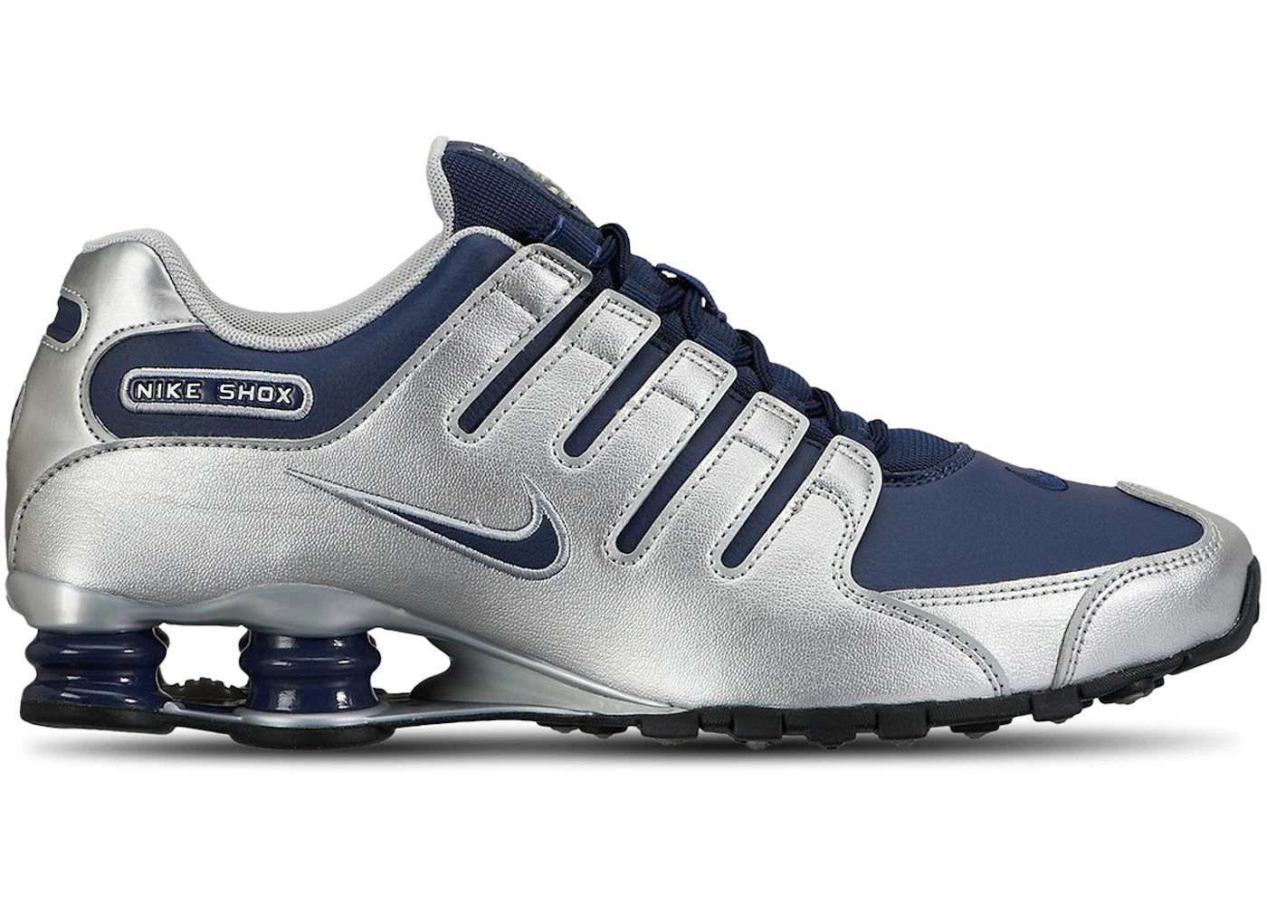 Nike Shox NZ Midnight Navy Metallic Silver