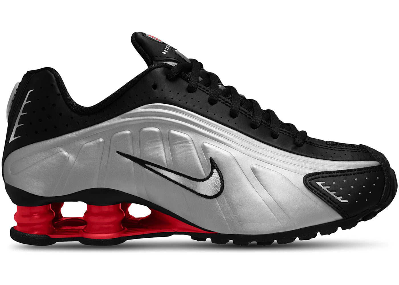 Nike Shox R4 Black Metallic Silver