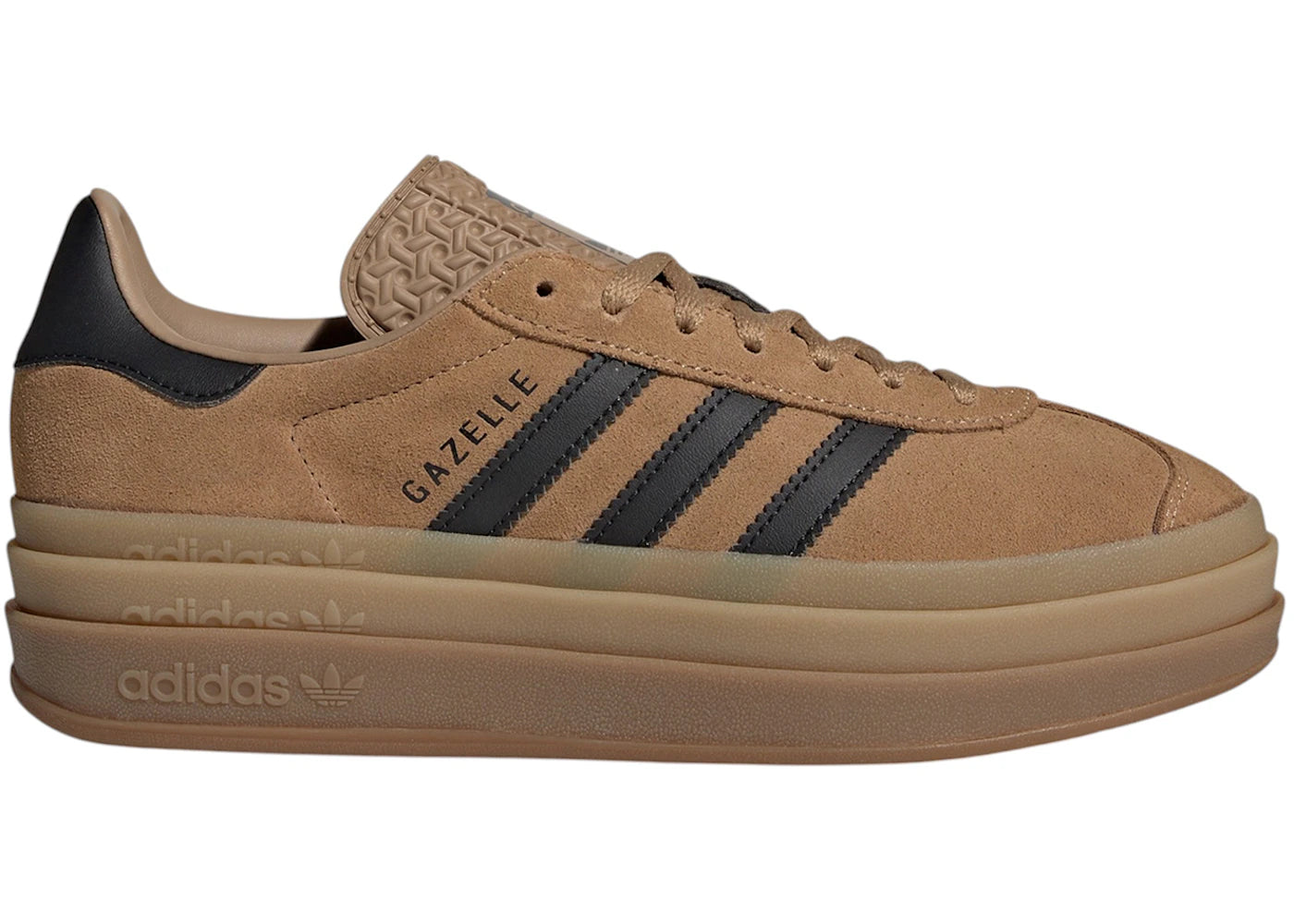 adidas Gazelle Bold Cardboard Black Gum