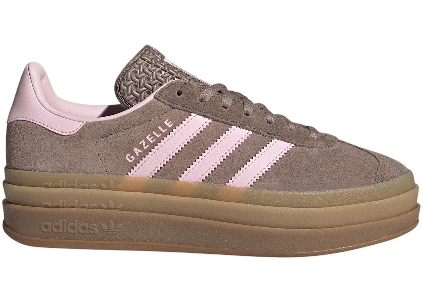adidas Gazelle Bold Trace Brown Clear Pink