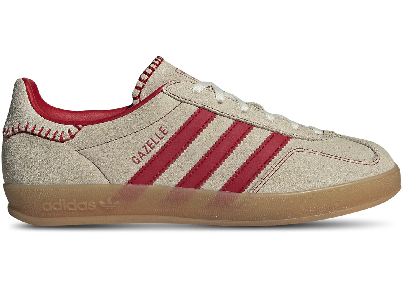 adidas Gazelle Indoor Beige Better Scarlet