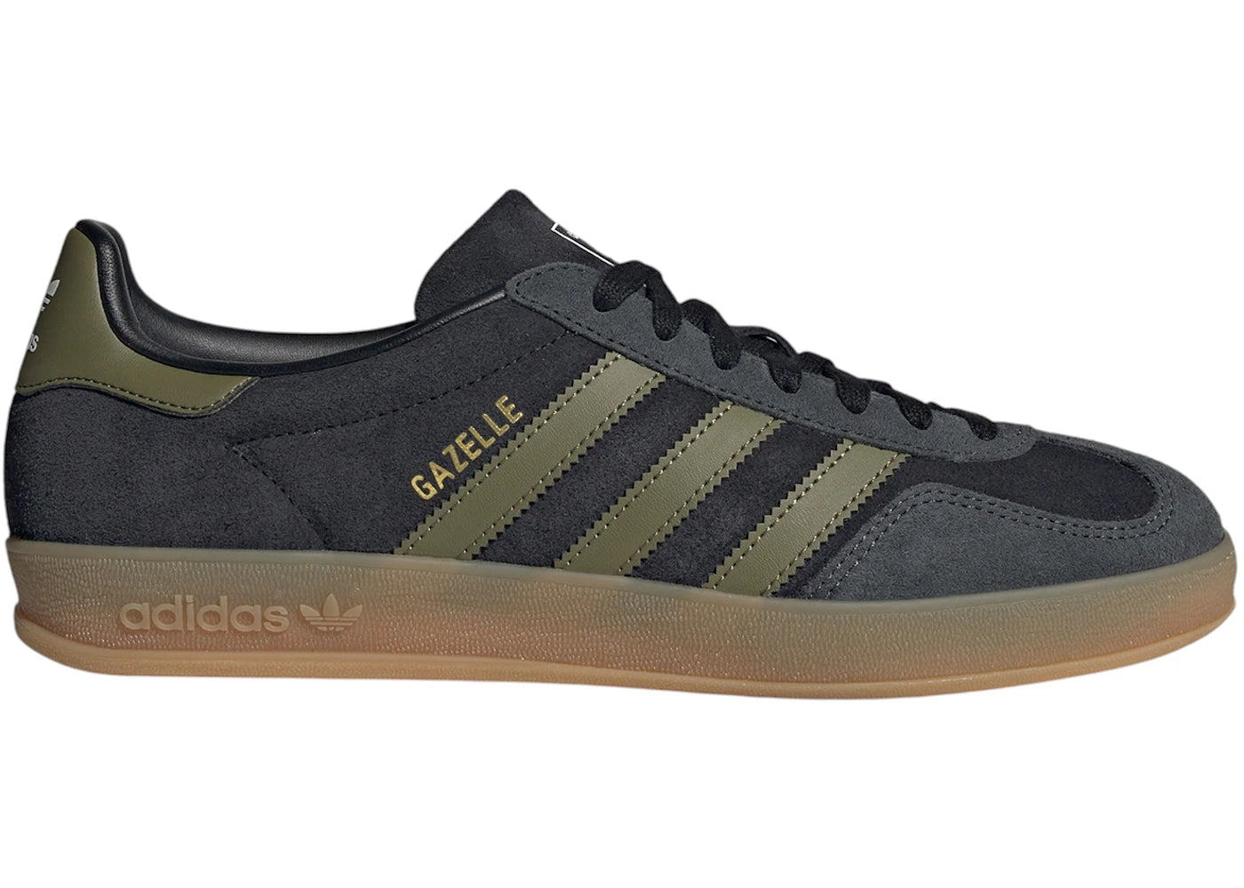 adidas Gazelle Indoor Black Focus Olive Carbon