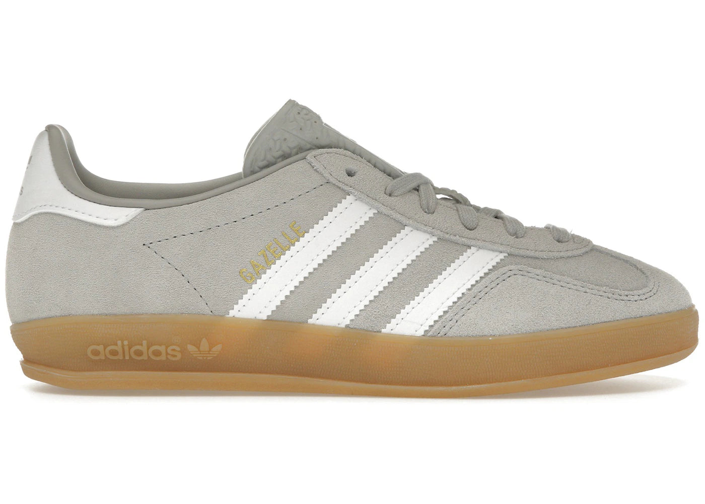 adidas Gazelle Indoor Grey Cloud White Gold Metallic