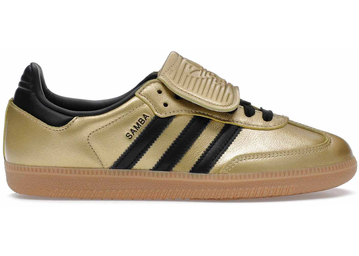 adidas Samba LT Gold Metallic Black Gum