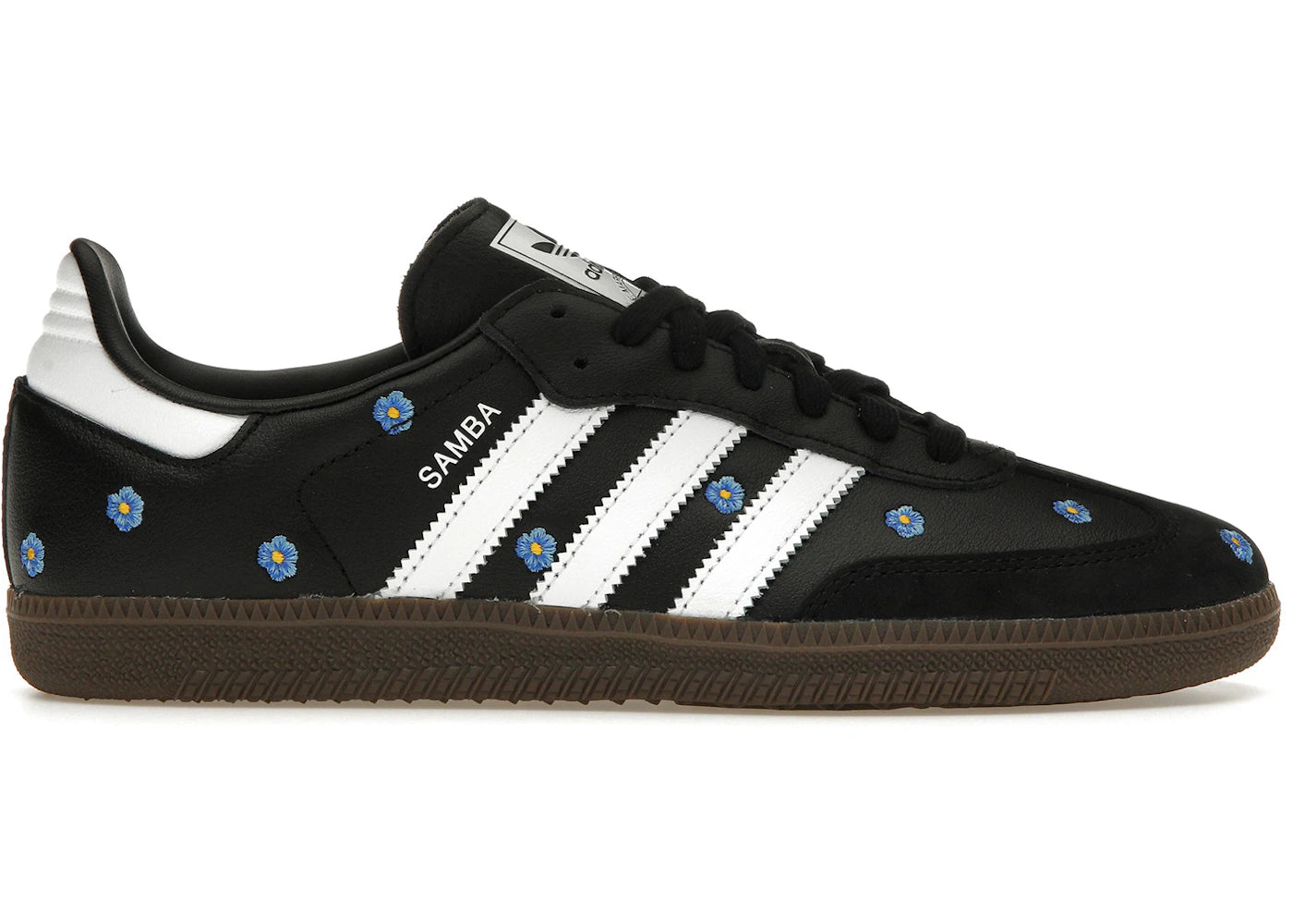 adidas Samba Light Blue Floral Core Black