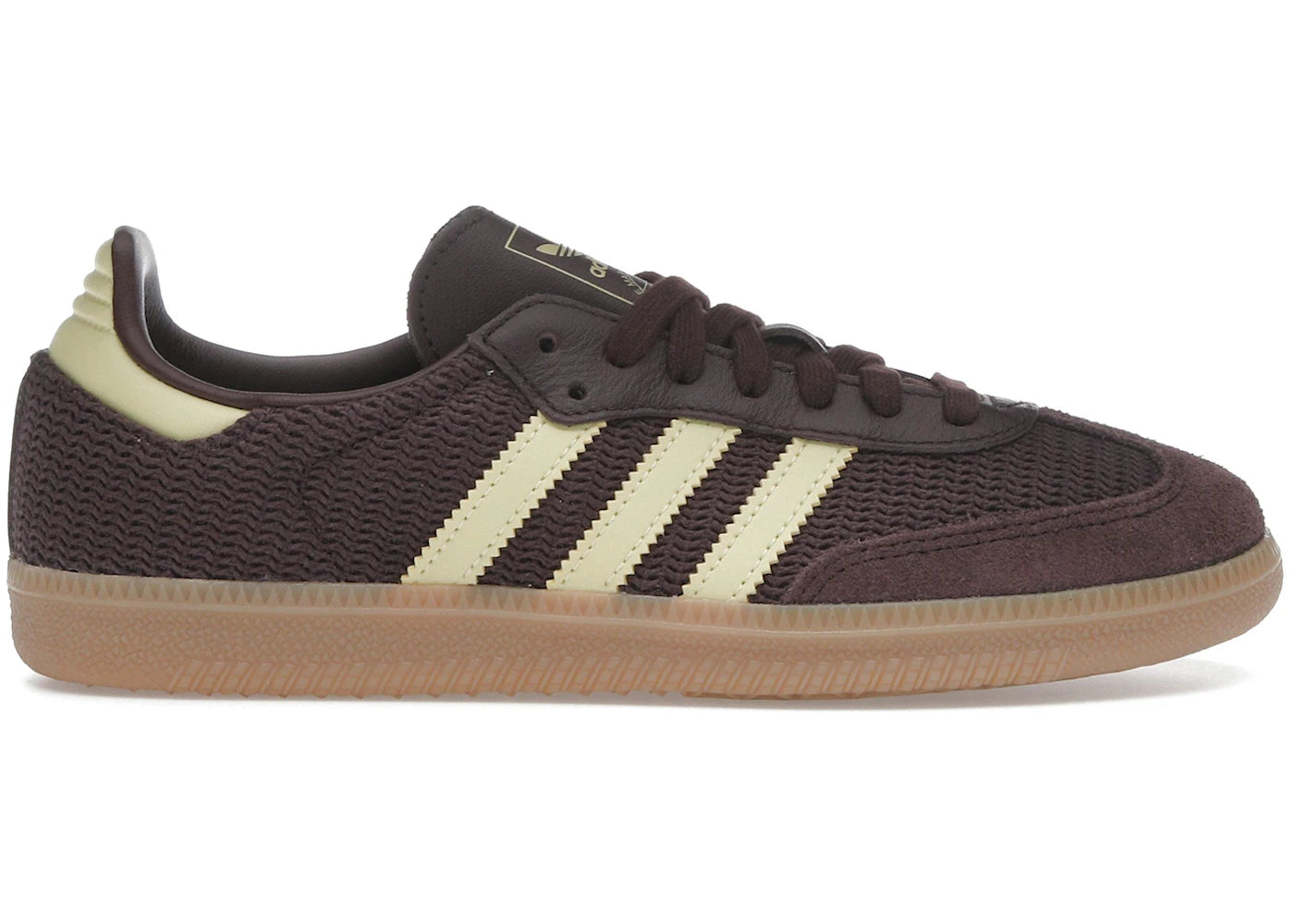 adidas Samba OG Shadow Brown Powder Yellow