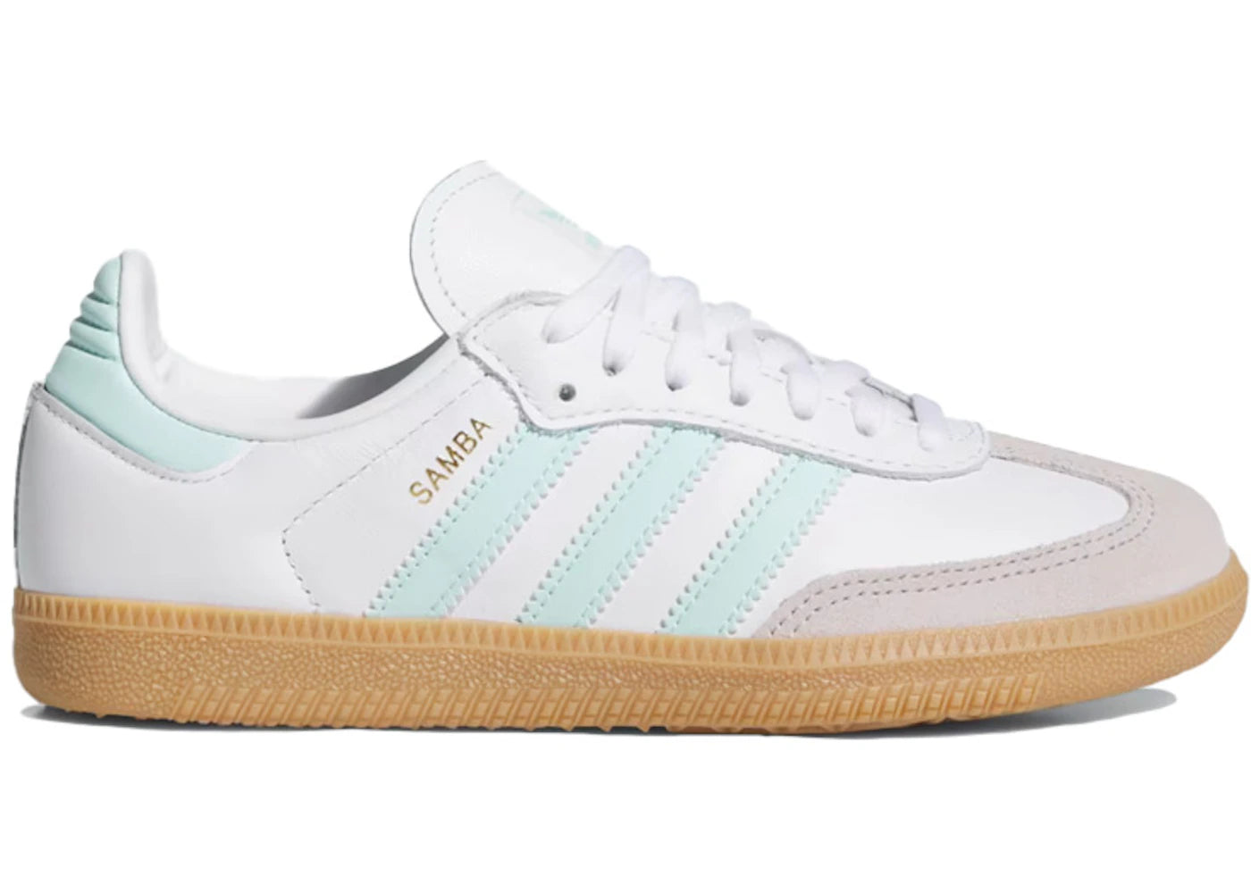 adidas Samba OG White Semi Flash Aqua