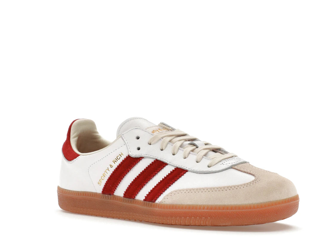 adidas Samba Sporty & Rich White Collegiate Burgundy
