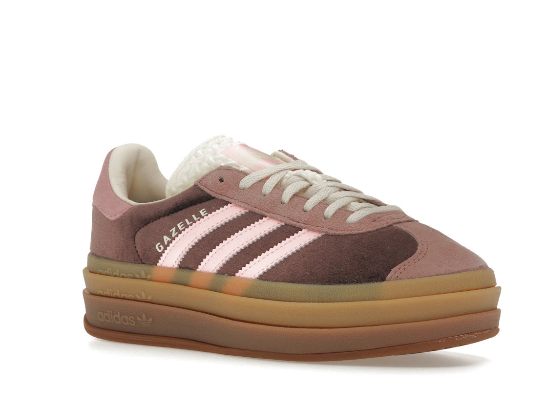 adidas Gazelle Bold Shadow Brown Warm Clay Glow Pink