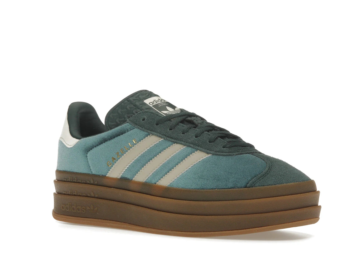 adidas Gazelle Bold Mineral Green Velvet