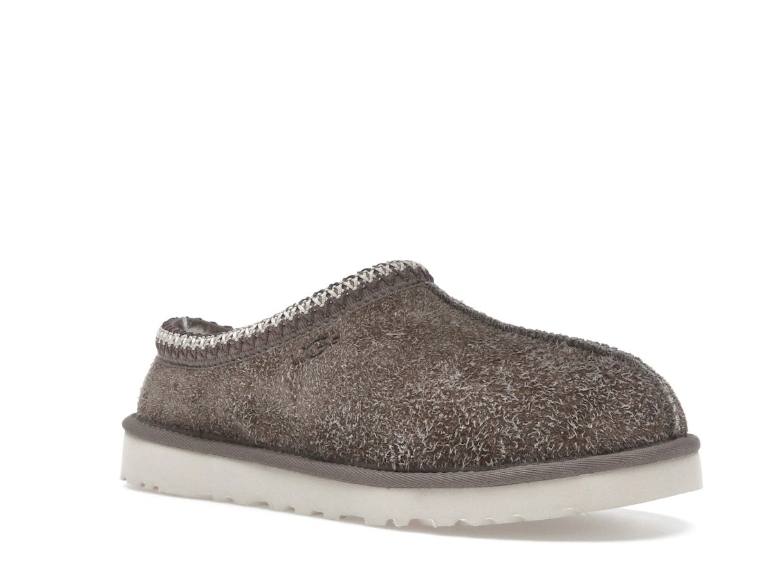 UGG Tasman Shaggy Suede Slipper Smoke Plume