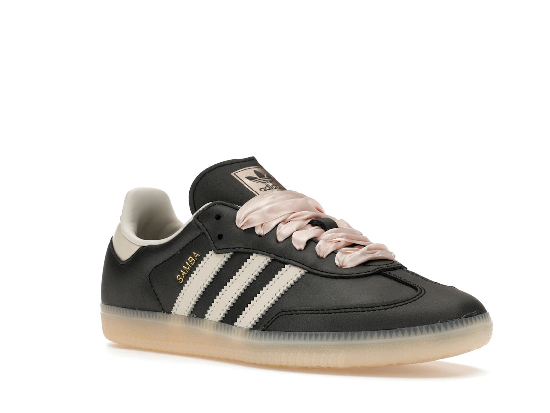 adidas Samba OG Black Pink Ribbon Laces