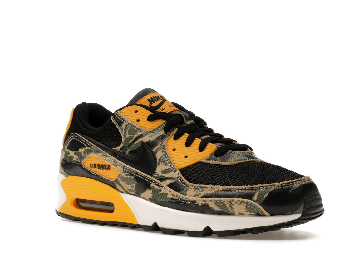 Nike Air Max 90 Premium Black University Gold Camo