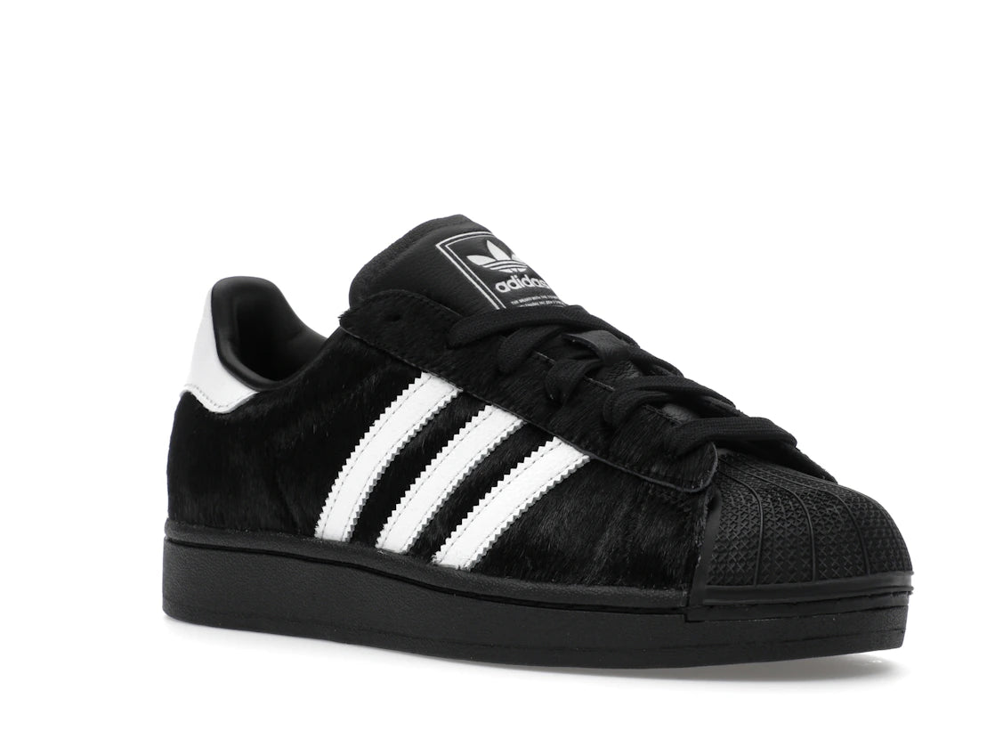 adidas Superstar II Black Ponyhair