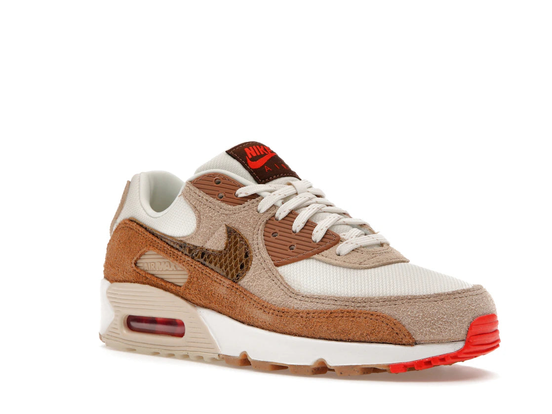Nike Air Max 90 SE Pale Ivory Snakeskin Swoosh