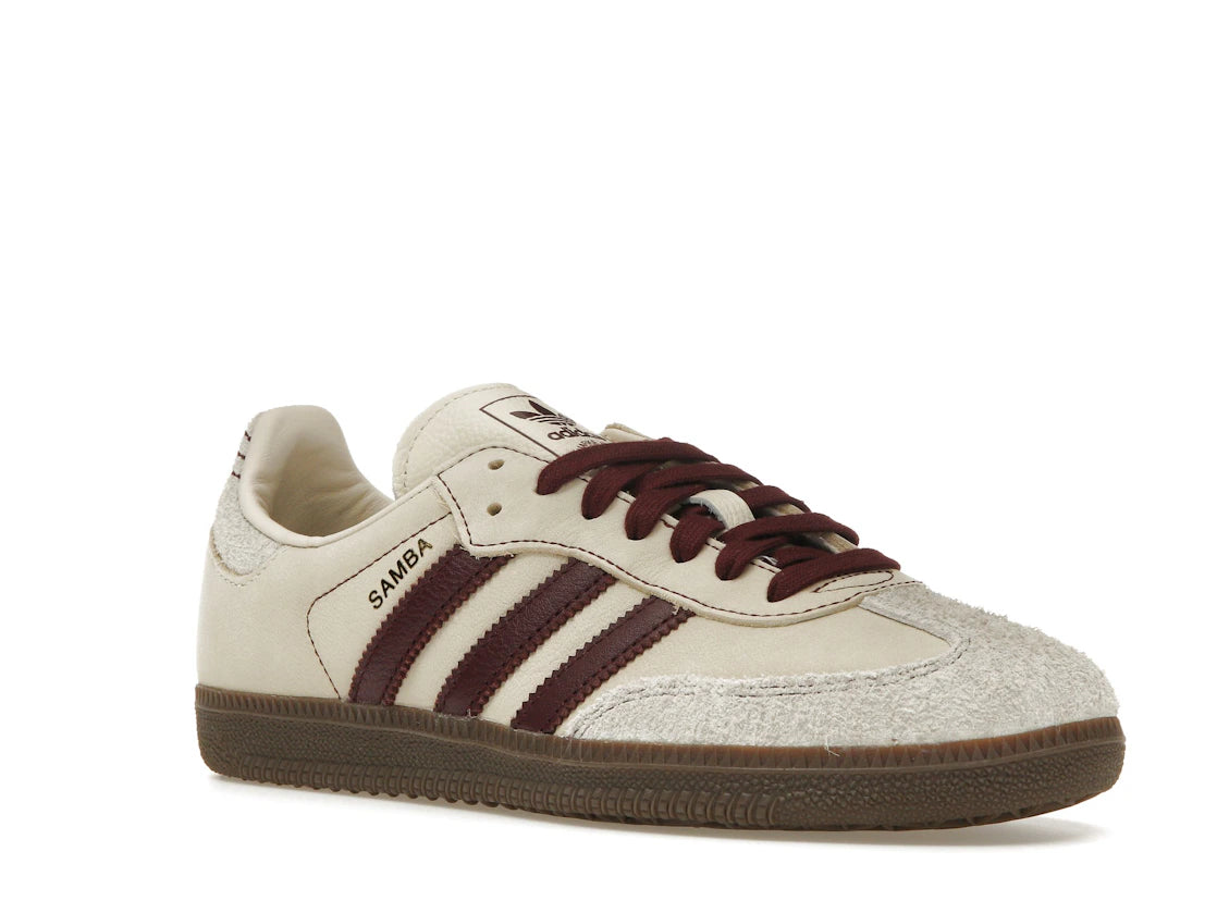 adidas Samba OG Wonder White Maroon