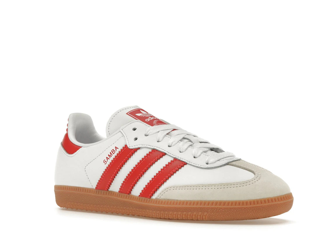 adidas Samba OG White Solar Red Gum