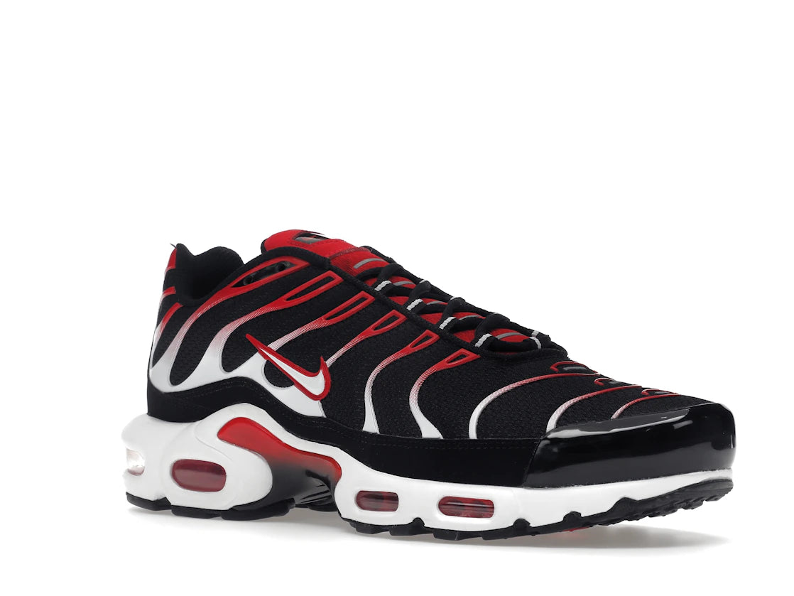 Nike Air Max Plus Black White University Red