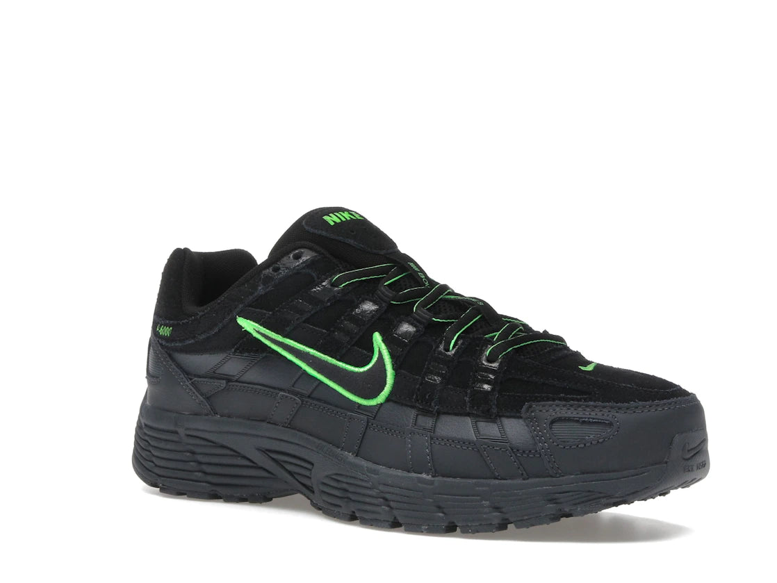Nike P-6000 PRM Black Green Strike