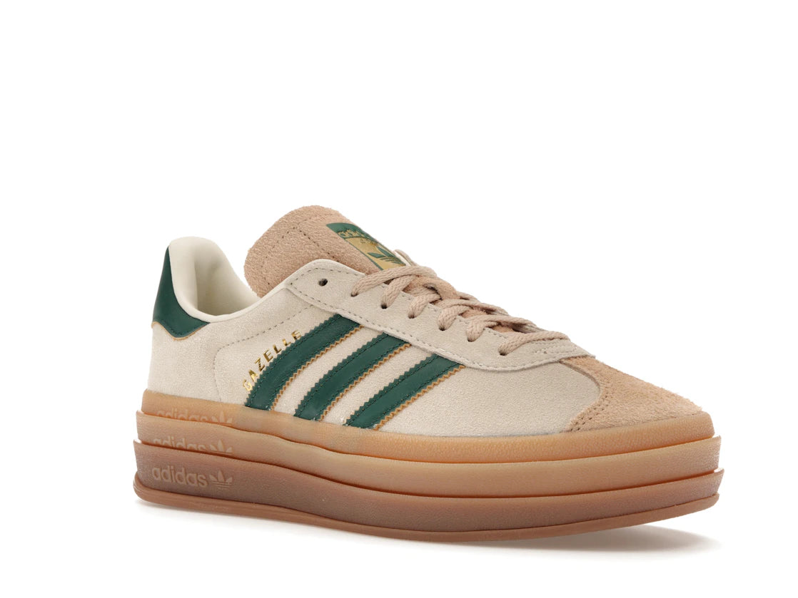 adidas Gazelle Bold Magic Beige Collegiate Green