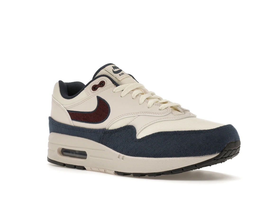 Nike Air Max 1 Coconut Milk Burgundy Crush Navy