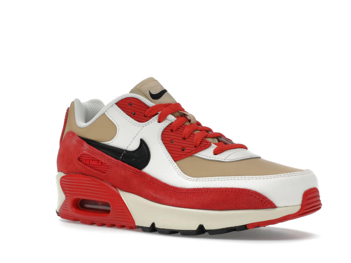 Nike Air Max 90 Leather Sesame Red Clay